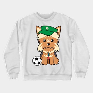 Yorkshire Terrier Soccer Star Crewneck Sweatshirt